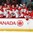MONTREAL, CANADA - DECEMBER 30: Denmark players look on from the bench during their preliminary round game shoot-out against Switzerland at the 2017 IIHF World Junior Championship. (Photo by Francois Laplante/HHOF-IIHF Images)

